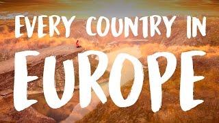 45 Countries of Europe in 215 Seconds