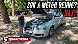 AUDI A6 3.0 V6 TDI quattro (2005) : Sok a méter benne? Baj? - Speedzone használtteszt