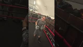 POV boxing sparring vs Muay Thai fighter! #boxing #sparring #pov