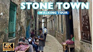 Zanzibar's Vibrant Essence: Stone Town  | 4K Walking Tour