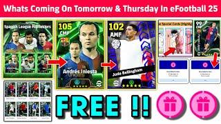 What Is Coming On Tomorrow Monday & Next Thursday In eFootball 2025 Mobile !! Free Epics & Coins 