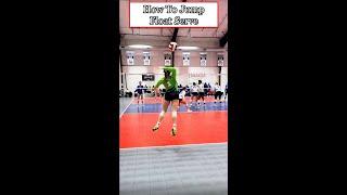 Jump Float Serve Volleyball Tutorial by Delaney Moon. How to float serve. #dmoon #libero #serving