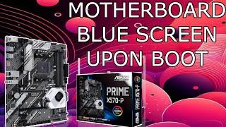 BLUE VIDEO OUTPUT ON BOOT || ASUS PRIME X570-P MOTHERBOARD REPAIR