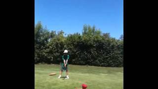 6yo girl play golf as good as Tiger Wood