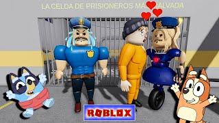 秘密のラブストーリー = 囚人 ポリスガール バリー #roblox #scaryobby