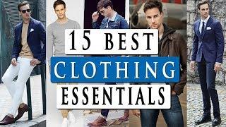 15 basic CLOTHING ESSENTIALS for men | by male model DANIEL MARITZ