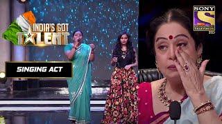 "Lag Ja Gale" गाना सुन के Kirron जी की आँखों से बहे आँसू | India's Got Talent Season 7 | Singing Act