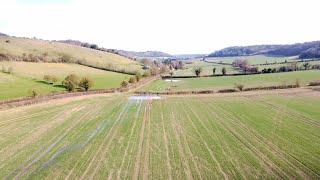 The Source of the River Wye, in 2 minutes, Radnage to West Wycombe. Speeded up.