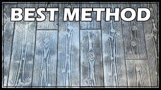 Wood Stamped Concrete | How To