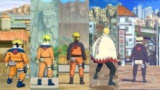 Evolution of The Hidden Leaf Village in Naruto Ultimate Ninja Games