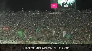 Raja Casablanca ultras protest corruption against the country