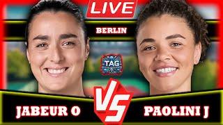 LIVE: PAOLINI J VS JABEUR O • BERLIN GERMANY 2025  #tennis #wta #atp