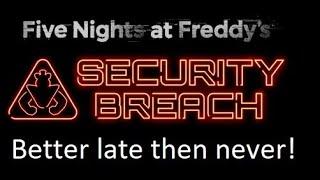 Fnaf security breach Test stream with some technical problems (Part1)