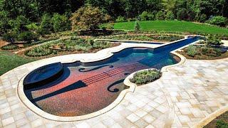 AMAZING! OUTDOOR BACKYARD POOL DESIGNS | 8 FABULOUS HOUSE BACKYARD SWIMMING POOL & LANDSCAPING IDEAS