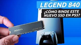  Probamos el SSD ADATA Legend 840 en PS5. ¿Hay DIFERENCIAS con el disco interno?