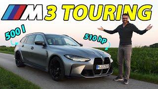 BMW M3 Touring Autobahn driving REVIEW