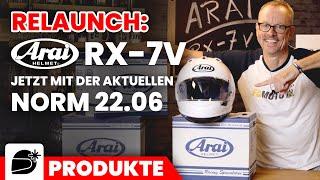 Relaunch: Arai Motorradhelm mit der aktuellen Norm 22.06