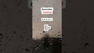Remember PEMDAS! #riddlemathzone1 #mathematics #math #riddle #puzzle #shorts #fyp