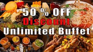 5 Star Hotel එකක 50% OFF Buffet එකක් | Budget Buffet | Courtyard by marriott low cost mediterranean