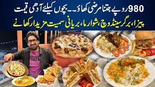 All You Can Eat Just Rs. 980 | Ab Sab Kha Jao   Burger   