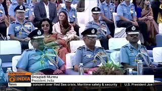 4 IAF Units awarded at Air Force Station Hindon | DD India News Hour