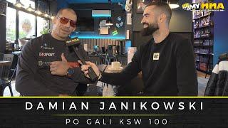 DAMIAN JANIKOWSKI | KSW 100 | Przegrana z Kuberskim | Bonus za walkę wieczoru | Pawlak czy Kuberski?