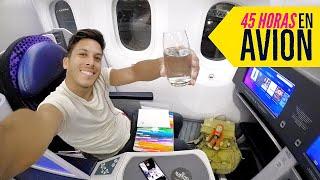 45 HORAS EN AVIÓN de LUJO! Primera Clase a COREA | Alex Tienda ️