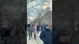 В Бердянске люди продолжают выходить на пикеты против агрессии России