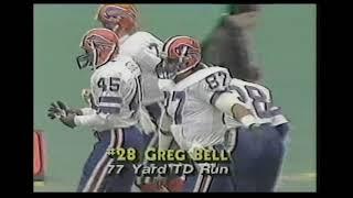 Greg Bell 77 yd TD Dec. 15, 1985