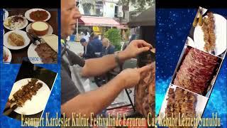 Esenyurt Kardeşler Kültür Festivalinde Erzurum Cağ Kebabı Lezzeti Sunuldu