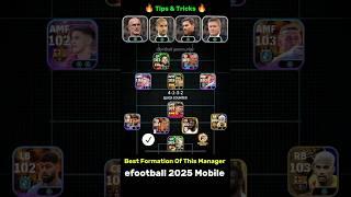 Top 7 Formation For Manager Xabi Alonso, Pep Guardiola, stojkovic in efootball 2025 #efootball #pes