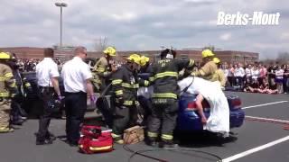 Brandywine Safe Prom mock crash this afternoon.