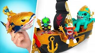 Unboxing Dei Nuovi Giochi Treasure X || Sunken Gold Ship, Bottle Smash E Shark's Treasure