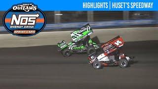 World of Outlaws NOS Energy Drink Sprint Cars | Huset’s Speedway | August 31, 2024 | HIGHLIGHTS