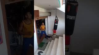 boxing practice by Dhananjay kushwaha #motivation #gym #boxing