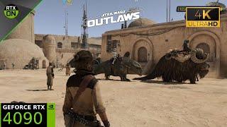 Star Wars Outlaws Update 1.4 [4K] Outlaw Settings/DLSS/FG/RR, RT/RTXDI ON | RTX 4090 | R7 9800X3D