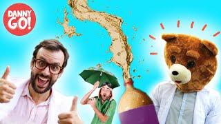 Mentos + Diet Coke EXPLOSIONS | Kid Science Experiments | Danny Go!