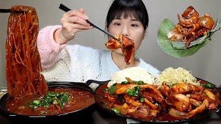 mukbang, spicy. ASMR.