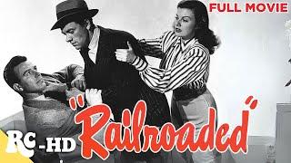 Railroaded! | Full HD Crime Thriller Movie | Classic Movie | Retro Central