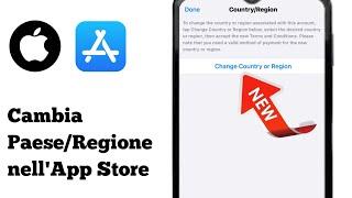 Come cambiare Paese/Regione AppStore su iPhone (2024)