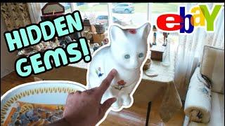 Scored Pile of VINTAGE! Estate Sale Thrifting Sourcing RESELL eBay FULL-TIME Selling PROFIT how to