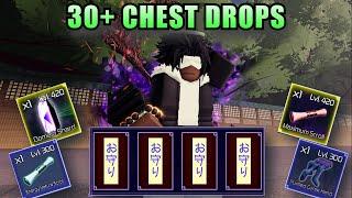 [Jujutsu Infinite] What I GOT From 30+ CHESTS (LUCKY DROPS ONLY)