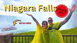 The Worlds Biggest Natural Sprinkler | Niagara Falls : Canadian Side | World Famous Waterfall | POV