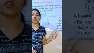 बवासीर कैसे होती है।#alka_medical_classes|#alka_thakur|#shorts|