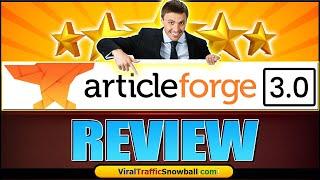 [ARTICLEFORGE] - Article Forge 3.0 Latest Version Review 2022 - Best SEO Ai Content Writer Tool