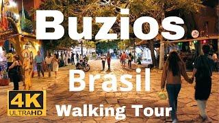 BUZIOS BRASIL AT NIGHT  WALKING TOUR RIO DE JANEIRO , AMAZING PLACES IN THE WORLD.