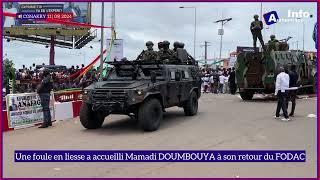 | CONAKRY : retour sur l'accueil triomphal de Mamadi DOUMBOUYA par des citoyens