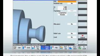 SINUMERIK Tutorial - programming with programGUIDE