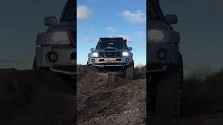 #Nissan #Patrol on a downhill without a driver