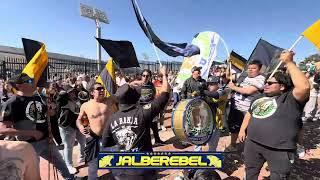 La Rebel Norte llegando | Pumas vs Monterrey cuartos de final